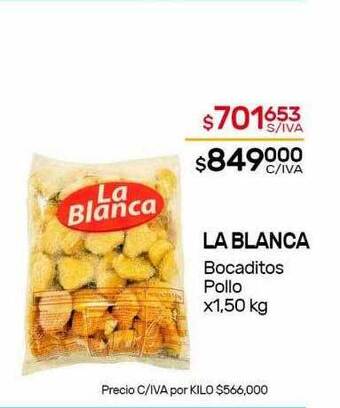 Nini Mayorista La blanca bocaditos pollo oferta