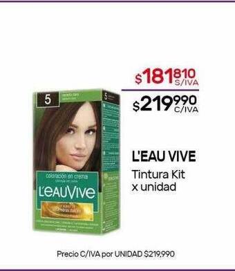 Nini Mayorista L'eau vive tintura kit oferta