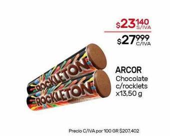 Nini Mayorista Arcor chocolate c-rocklets oferta