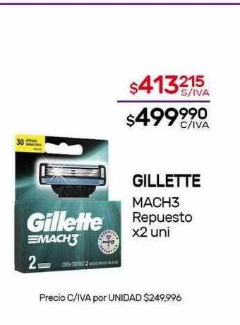 Nini Mayorista Gillette mach3 repuesto oferta