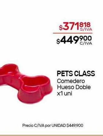 Nini Mayorista Pets class comedero hueso doble oferta