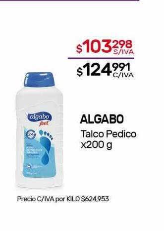 Nini Mayorista Algabo talco pedico oferta