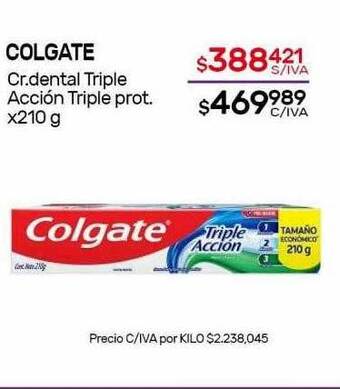 Nini Mayorista Colgate cr.dental triple acción triple prot oferta
