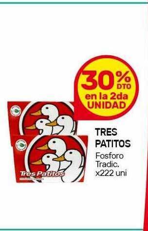 Nini Mayorista Tres patitos fosforo tradic oferta