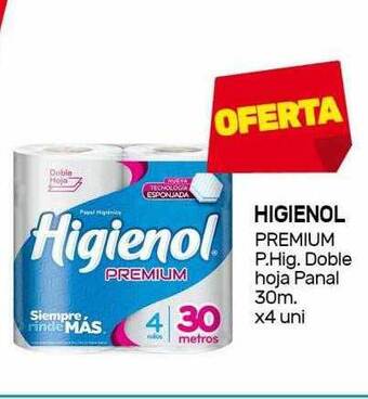 Nini Mayorista Higienol premium p.hig.doble hoja panal oferta