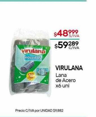 Nini Mayorista Virulana lana de acero oferta
