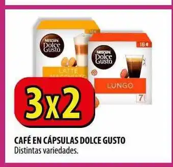 Café en cápsulas dolce gusto