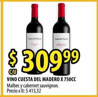 Punto Mayorista Vino cuesta del madero oferta