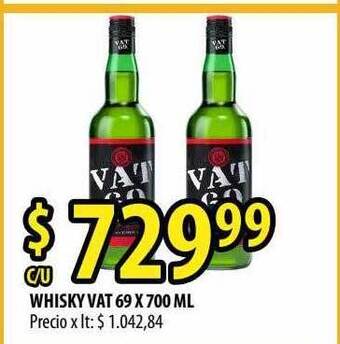 Punto Mayorista Whisky vat 69 oferta