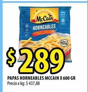Punto Mayorista Papas horneables mccain oferta