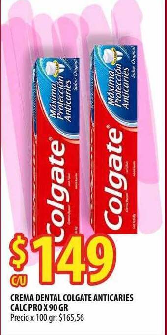 Punto Mayorista Crema dental colgate anticaries calc pro oferta