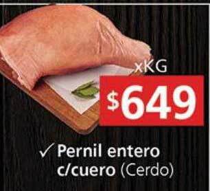 Supermercados Aiello Pernil entero c cuero oferta