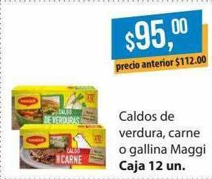 Supermercados Damesco Caldos de verdura, carne o gallina maggi oferta