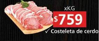 Supermercados Aiello Costeleta de cerdo oferta