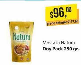 Supermercados Damesco Mostaza natura oferta