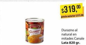 Supermercados Damesco Durazno al natural en mitades canale oferta