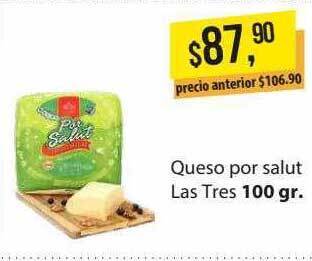 Supermercados Damesco Queso por salut las tres oferta