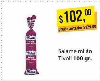 Supermercados Damesco Salame milán tivoli oferta