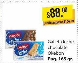 Supermercados Damesco Galleta leche, chocolate okebon oferta