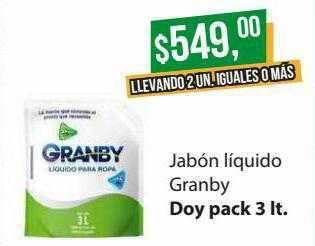 Supermercados Damesco Jabón líquido granby oferta