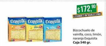 Supermercados Damesco Bizcochuelo de vainilla, coco, limón, naranja exquisita oferta