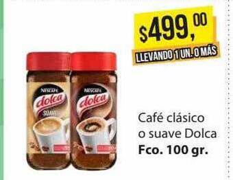 Supermercados Damesco Café clásico o suave dolca oferta