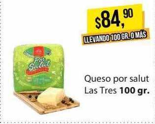 Supermercados Damesco Queso por salut las tres oferta