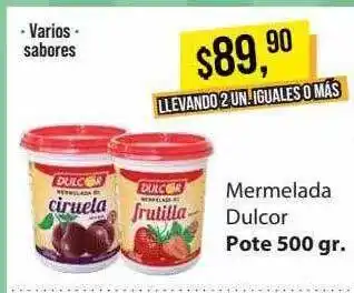 Supermercados Damesco Mermelada dulcor oferta