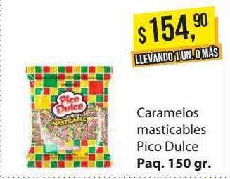 Supermercados Damesco Caramelos masticables pico dulce oferta