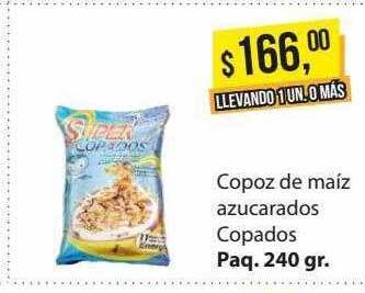 Supermercados Damesco Copoz de maíz azucarados copados oferta