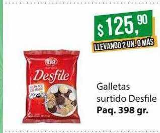 Supermercados Damesco Galletas surtido desfile oferta