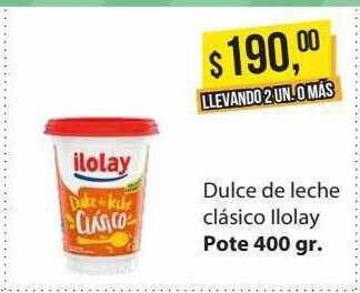Supermercados Damesco Dulce de leche clásico ilolay oferta
