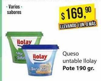 Supermercados Damesco Queso untable ilolay oferta
