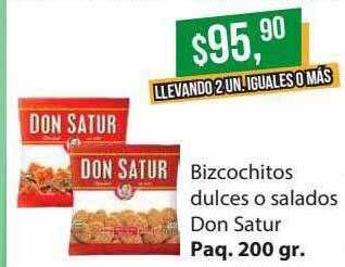 Supermercados Damesco Bizcochitos dulces o salados don satur oferta