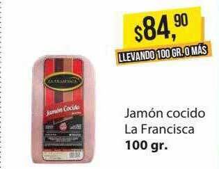 Supermercados Damesco Jamón cocido la francisca oferta