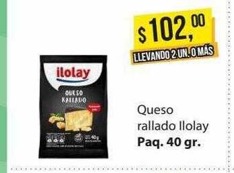 Supermercados Damesco Queso rallado ilolay oferta