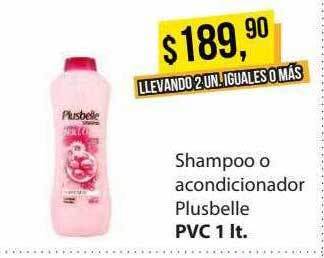 Supermercados Damesco Shampoo o acondicionador plusbelle oferta