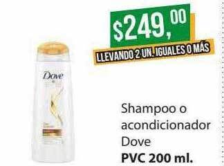 Supermercados Damesco Shampoo o acondicionador dove oferta