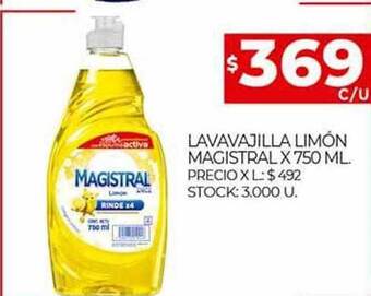 Supermercados DIA Lavavajilla limón magistral oferta