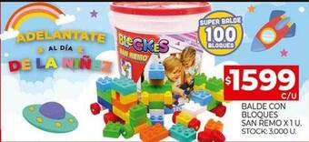 Supermercados DIA Balde con bloques san remo oferta