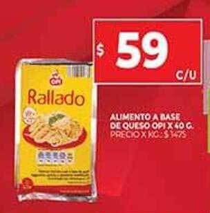 Supermercados DIA Alimento a base de queso opi oferta
