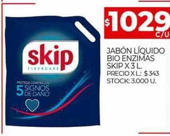 Supermercados DIA Jabón líquido bio enzimas skip oferta