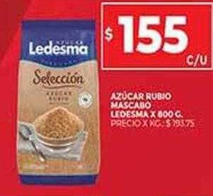 Supermercados DIA Azúcar rubio mascabo ledesma oferta