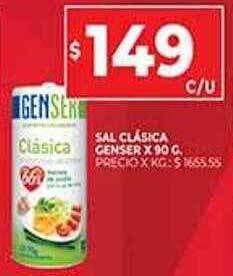 Supermercados DIA Sal clásica genser oferta