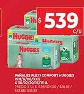 Supermercados DIA Pañales flexi comfort huggies oferta
