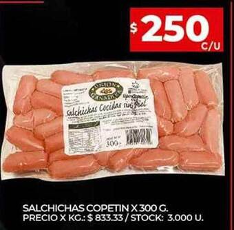Supermercados DIA Salchichas copetin oferta