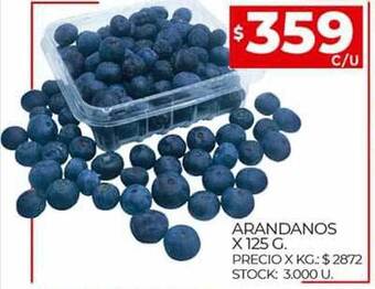 Supermercados DIA Arandanos oferta