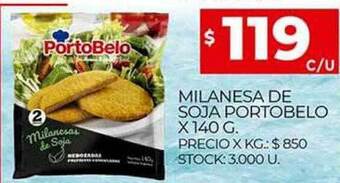 Supermercados DIA Milanesa de soja portobelo oferta