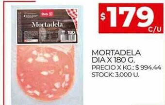 Supermercados DIA Mortadela dia oferta