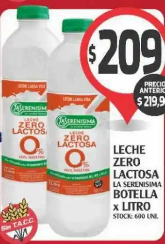 Supermercados Malambo Leche zero lactosa la serenisima oferta